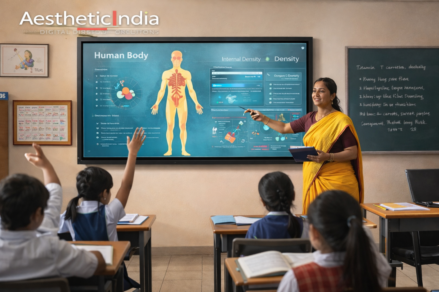 55 inch interactive flat panel display