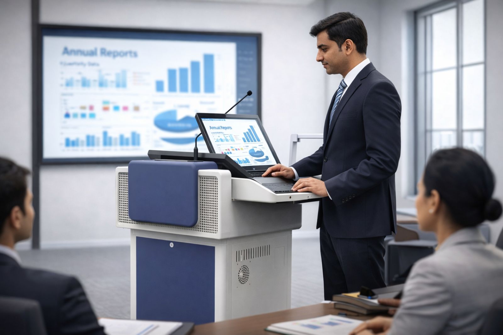 Digital Podium Manufacturer in India for Government and Corporate Projects